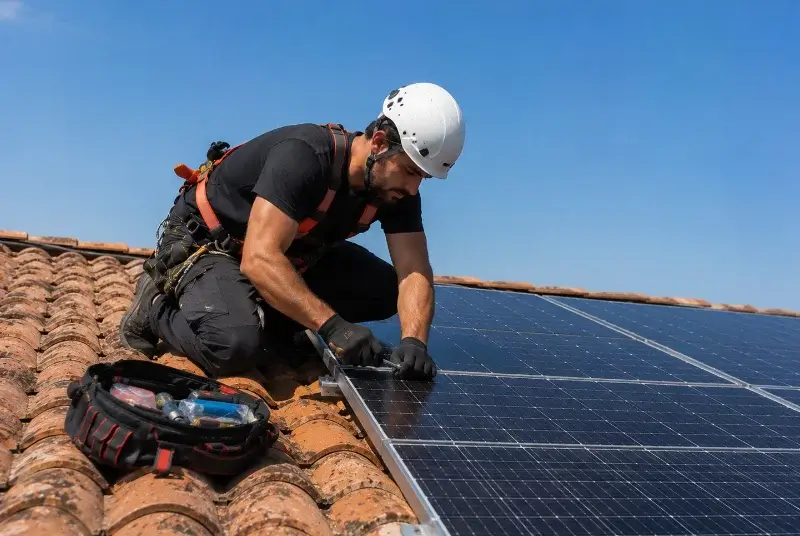 Maintenance et monitoring de panneaux solaires à Gaujac