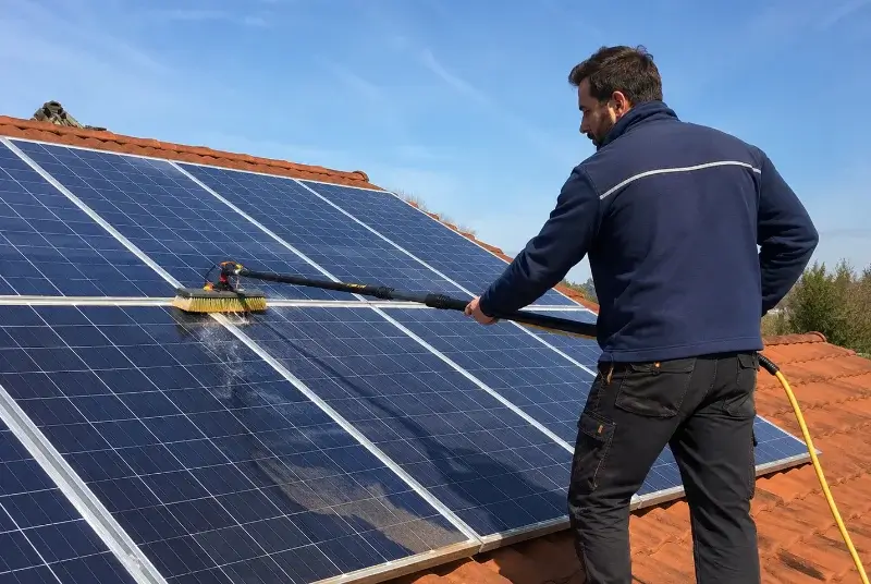 Nettoyage et entretien de panneaux solaires à Gaujac